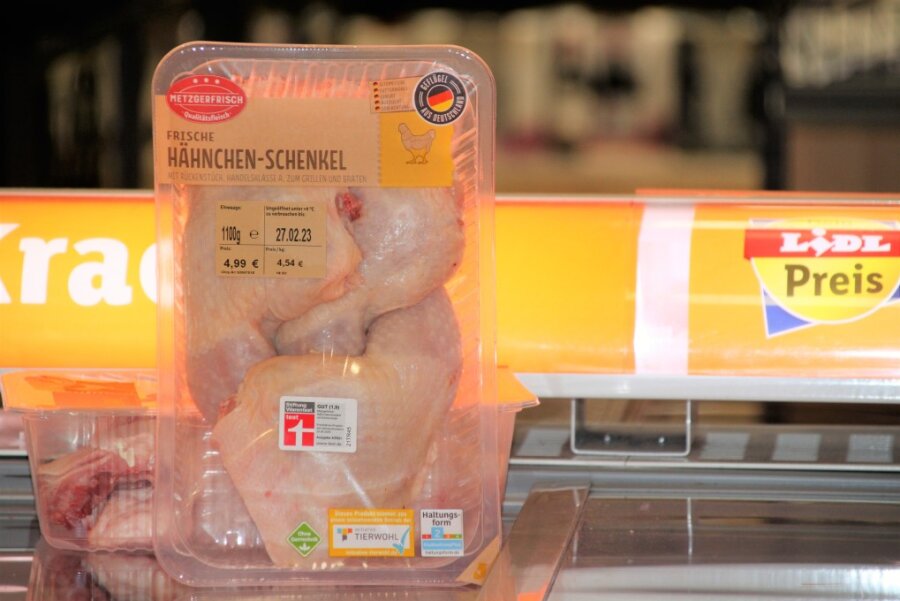 Gefahr für die Gesundheit: Krankheitserreger auf Lidl-Hühnerfleisch entdeckt - Untersuchte Probe Hähnchenschenkel von Lidl. 