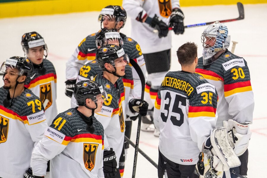 Gelassenheit nach WM-Aus: Richtung bei DEB-Team stimmt - Das deutsche Eishockey-Team verlor gegen die Schweiz.