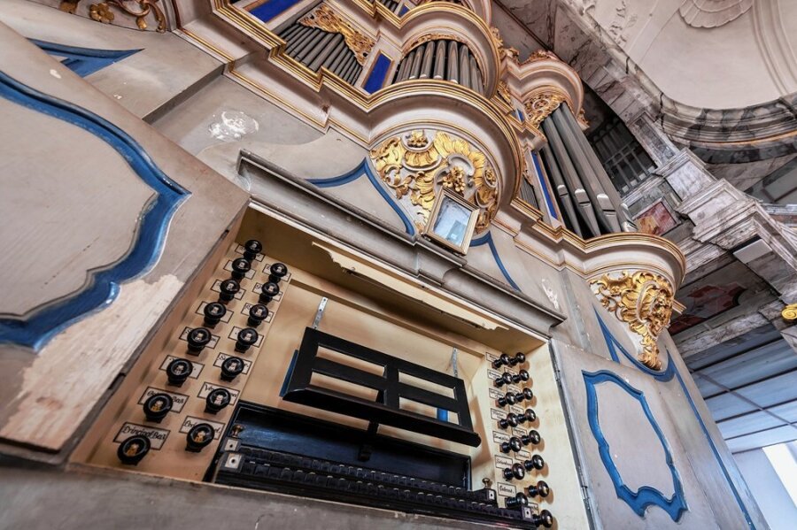 Geld für Orgel in Wechselburg: Bald erhält die Königin der Instrumente eine Kur - Die Schramm-Orgel in der Wechselburger St.-Otto-Kirche, fertiggestellt 1781, soll im nächsten Jahr instandgesetzt werden. Nicht nur für die Kirchgemeinde ist sie von besonderem Wert. 