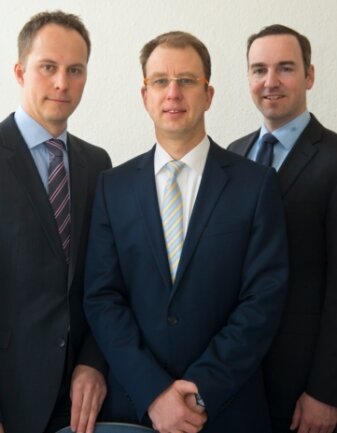 Geldanlage? Aber sicher! - Gefragte Experten beim Telefonforum: Robert Wolf, Daniel Arnold und Karsten Lohr vom Bundesverband deutscher Banken.