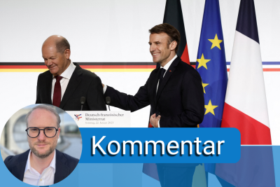 Gelegenheit für einen Neustart - Bundeskanzler Olaf Scholz und Emmanuel Macron