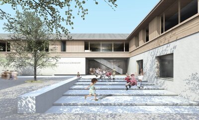 Gemeinde Gornsdorf plant eine neue Grundschule - 