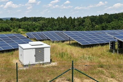 Gemeinderat Zettlitz schmettert Solarpark ab - So wie in Cossen (Foto) sollte auch ein Solarpark in Hermsdorf entstehen.