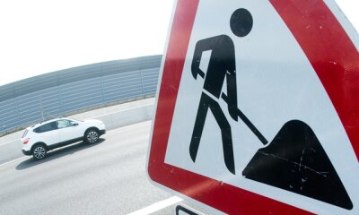 Gerichtsstraße in Oederan gesperrt - 