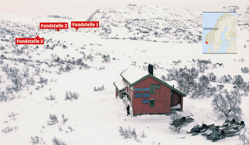 Getötete Skifahrer waren Langenauer - Nur 800 Meter entfernt: Die Familie wollte zur Taumenvatnhütte zurückkehren, fand sie im Schneesturm aber nicht mehr.