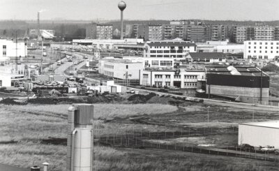 Gewerbegebiet: Zwischen Ärger und Dank - Das Foto entstand 1994, als sich schon die ersten Firmen angesiedelt hatten. 