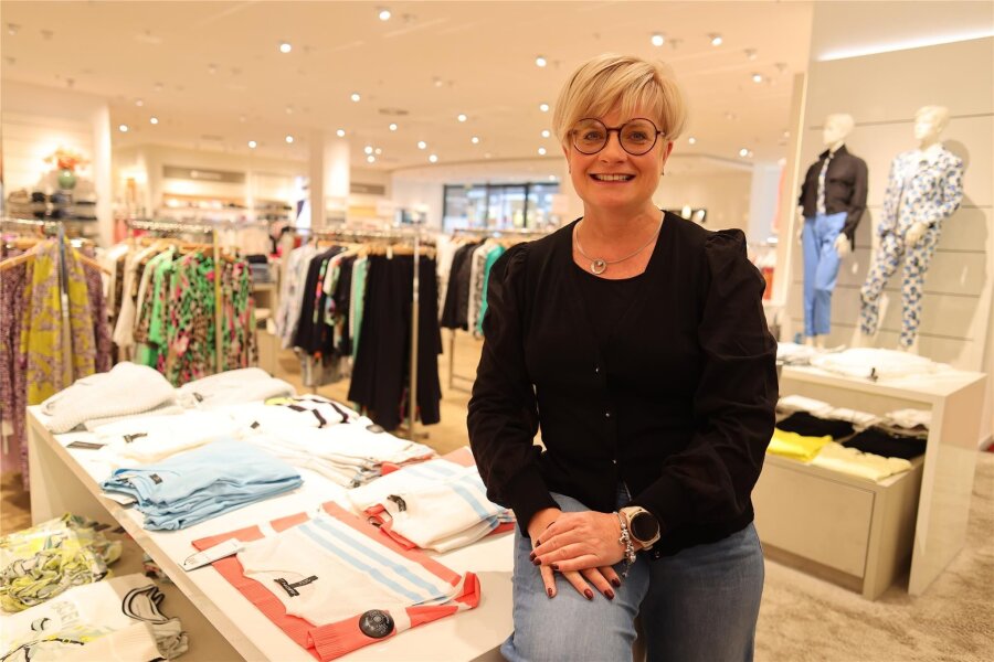 „Girls Day“ am Donnerstag: Zwickauer Modehaus-Chefin lässt sich über die Schulter schauen - Mode-Kress-Chefin Sandra Leistner lässt sich am Donnerstag über die Schulter schauen.