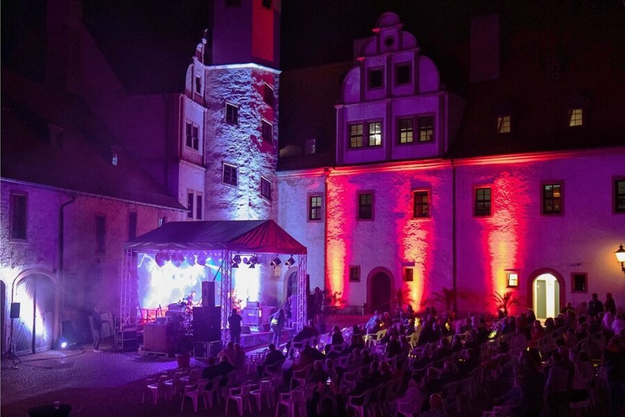 Glauchau wacht im Sommer auf - Zur "Nacht der Schlösser" 2020 waren in Glauchau 150 Gäste zugelassen.