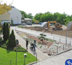 Glauchau will Stadtsanierung fortsetzen - Die Freiflächen an Nicolaiplatz und Brüderstraße in Glauchaus Zentrum sollen umgestaltet werden.