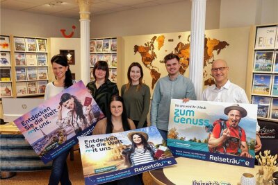Glauchauer Reisebüro ausgezeichnet - Mit diesen Plakaten hat das Team vom Büro "Reiseträume" den ersten Platz beim "Global Award" errungen.