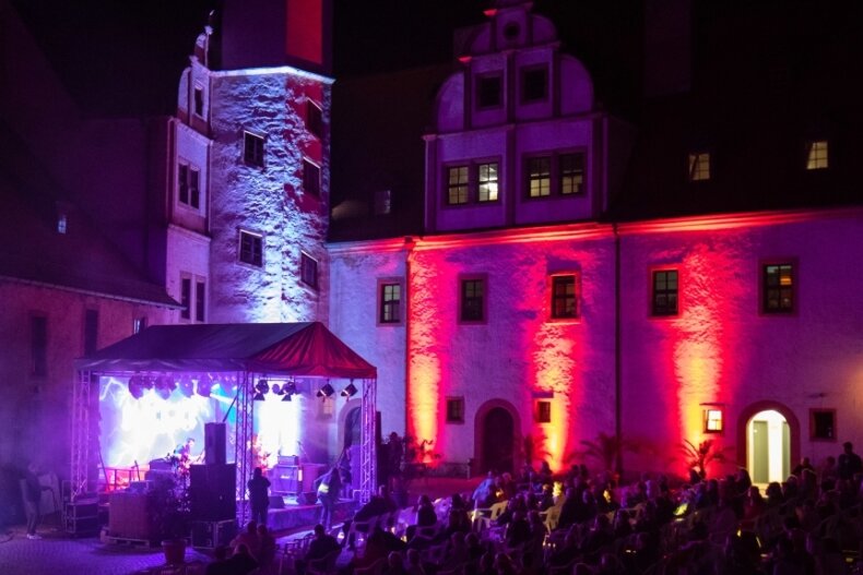 Veranstaltungen wie die Nacht der Schlösser wird es in diesem Jahr im Schloss Glauchau wegen der Bauarbeiten nicht geben.