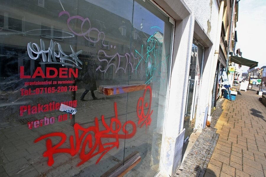 Illegale Grafitti und andere Schmierereien könnten künftig in Glauchau mithilfe einer Mängelliste-App direkt an das Rathaus gemeldet werden.