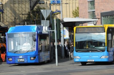 Gleisbau in Chemnitz: Busse ersetzen Straßenbahnen der Linie 2 - 