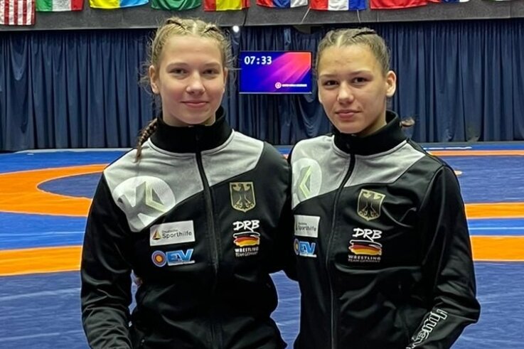 Vor kurzem glänzten Cassidy Richter (l.) und Naemi Leistner bei den Deutschen Meisterschaften. Nun legten sie in Rumänien nach. 