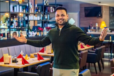 Griechisches Restaurant im Paletti-Park in Lugau schließt – Indisches Lokal zieht ein - Vinod Kumar (40) ist der neue Betreiber und Mieter des zentral im Paletti-Park gelegenen Restaurants.
