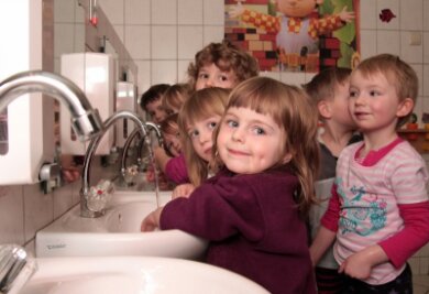Sanitärbereich des Kindergartens