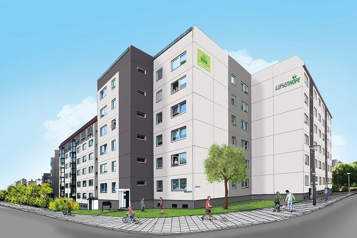 Großvermieter plant Investitionen für 250 Millionen Euro - Mit 132 Wohnungen eines der größten GGG-Vorhaben 2018: Die Sanierung eines Plattenbau-Komplexes an der Leipziger Straße in Schloßchemnitz.