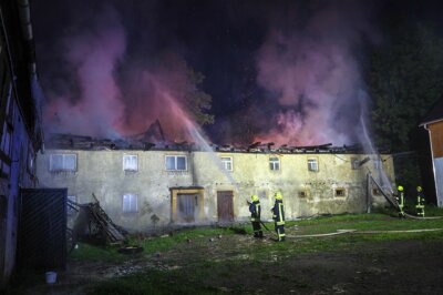 Großbrand in Zethau - 