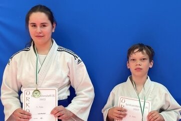Erkämpften Medaillen: Lara Neubert und Niclas Stein. 