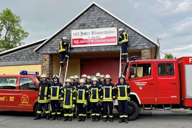 Große Sause zum Feuerwehrjubiläum in Cämmerswalde - Feuerwehr und Blasorchester Cämmerswalde feiern am Sonntag gemeinsam ein Fest. 