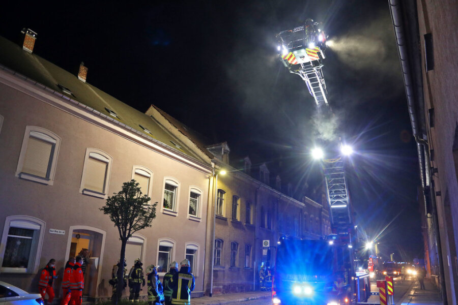 Großeinsatz der Feuerwehr in Hohenstein - 