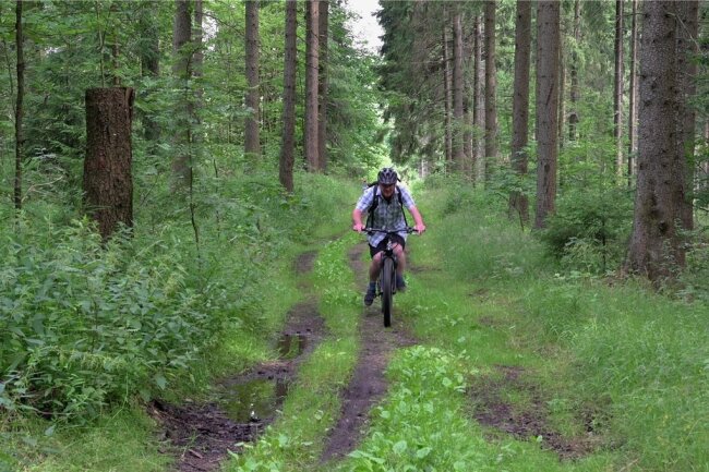 Großer Blockline-Test: So fährt sich die Mountainbike-Strecke im Ost-Erzgebirge - Abenteuer Blockline, jippie. 