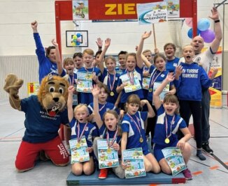 Großer Spaß mit kleinen Mitteln - Ziel erreicht: Die Talente des SV Turbine Frankenberg gewannen bei den Kindersporttagen am Samstag erneut den Vereinswettbewerb. 