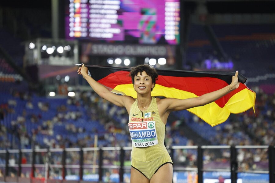 Großes Team, kleine Ausbeute: Die deutsche Medaillenbilanz in Rom ist mager - Weitspringerin Malaika Mihambo holte in Rom die einzige Goldmedaille für das deutsche Team.