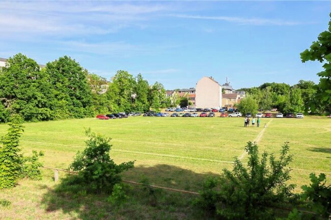 Groundhopper-Partie am "Roten Hügel": Hunderte Fußball-Fans in Meerane erwartet - Auf dem Sportplatz hinter der Stadthalle findet am 24. Juni ein Punktspiel statt. Der Hartplatz, auf dem früher Partien der DDR-Oberliga ausgetragen wurden, ist längst zugewachsen. 