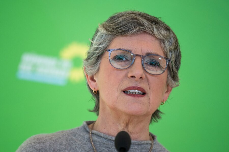 Grüne fordern mehr Schutz für Wahlkämpfer - Britta Haßelmann spricht bei einem Pressestatement vor Beginn der Fraktionssitzung im Bundestag.