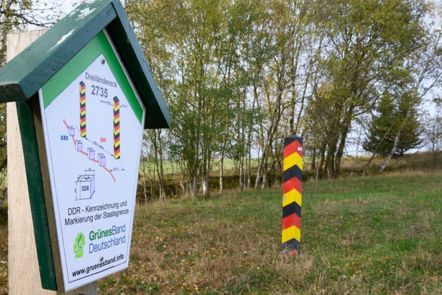 Grünes Band: Vogtlandkreis erklärt sich mit neuem Schutzstatus einverstanden - Das Grüne Band umfasst den früheren Grenzstreifen zwischen BRD und DDR.