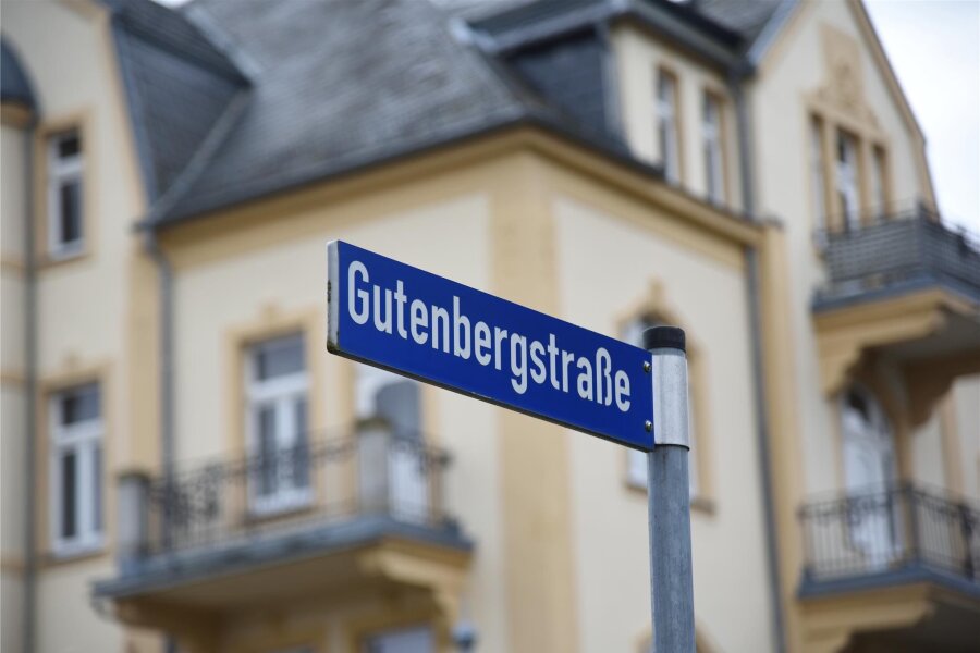 Gutenbergstraße in Bad Elster wird zur Baustelle - Die Gutenbergstraße in Bad Elster wird ab Montag zur Baustelle.