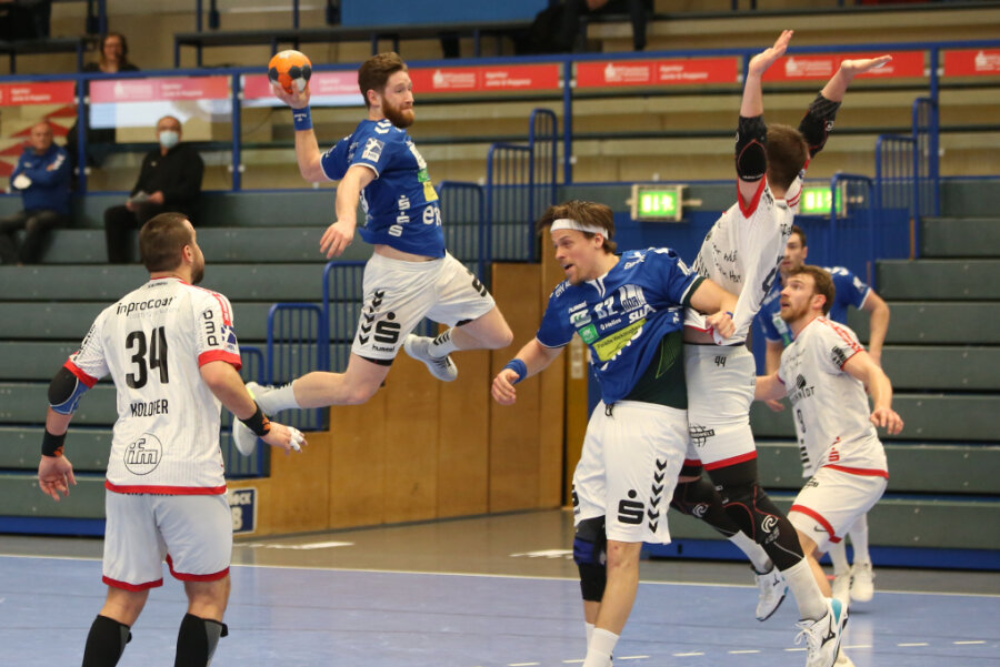 Handball: EHV Aue bleibt auch im fünften Spiel in Folge ungeschlagen - 