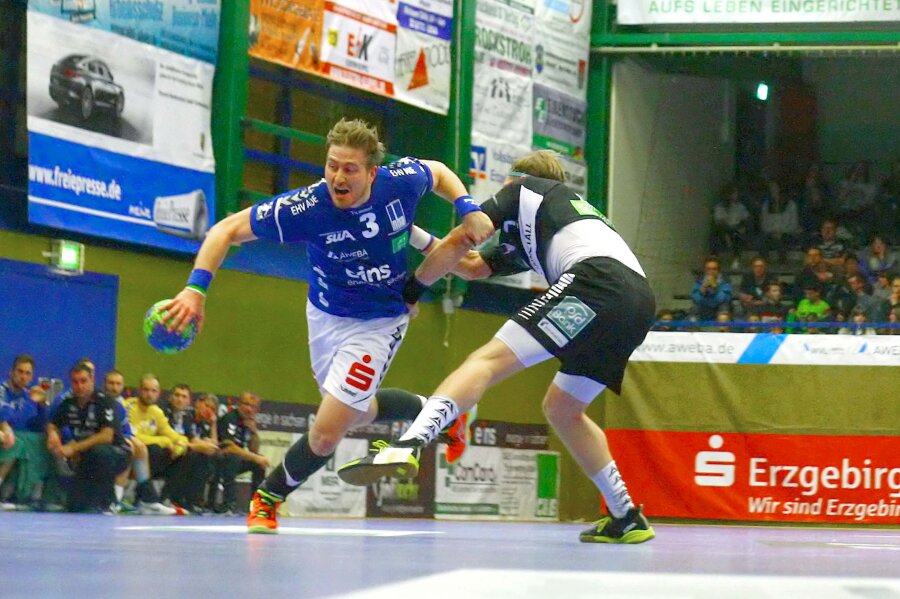 Handball: EHV Aue kassiert nächste Niederlage - Der EHV Aue unterlag am Freitag gegen den HC Rhein Vikings.