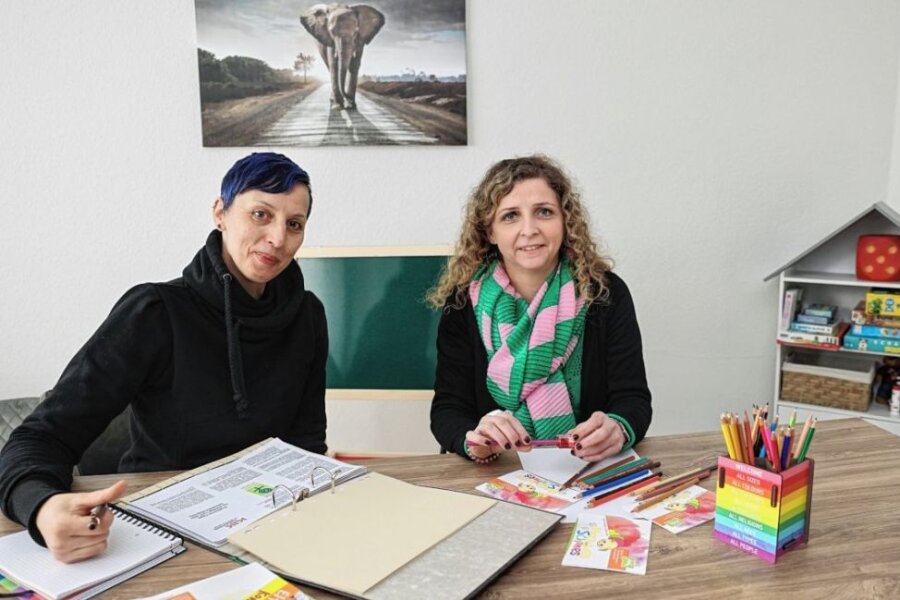 Heikles Thema häusliche Gewalt - Beratungsstelle eröffnet - Diana Tilp (l.) und Madeleine Sommer sind die beiden Ansprechpartnerinnen in der neuen Beratungsstelle in Schwarzenberg. 