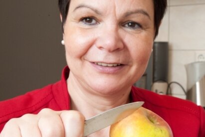Heilfasten nach Buchinger und Lützner - Der Apfel hat für Angelika Tittmann Symbolkraft. 