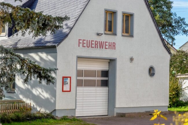 Heinsdorfergrund: Neubau soll zwei Gerätehäuser ersetzen - Das Feuerwehrgerätehaus in Hauptmannsgrün. Fein, aber zu klein.