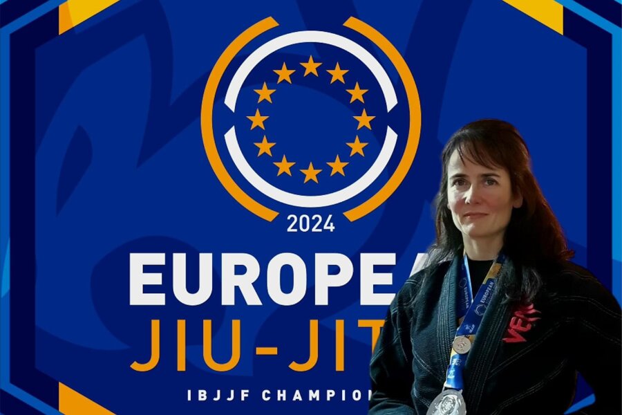 Hermsdorferin führt Weltrangliste im Brasilianischen-Jiu-Jitsu an - Die Hermsdorferin Thea Martin - hier bei der EM in Paris - steht an der Spitze der Weltrangliste der Weißgurte im Brasilian Jiu Jitsu.