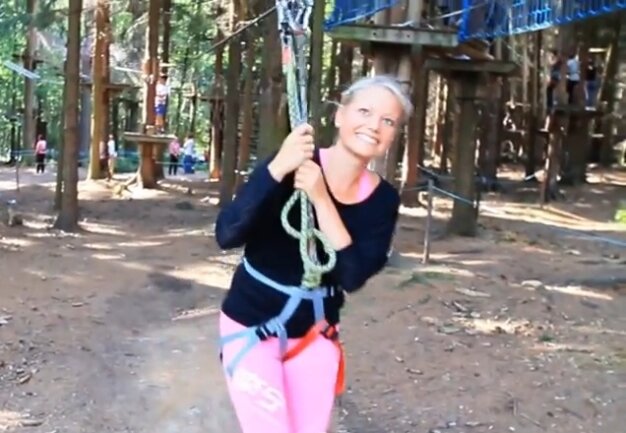 Herzklopfen inklusive: Ein Tag im Kletterwald Rabenstein - 