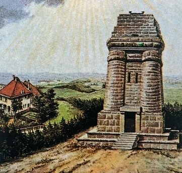 Der Kemmlerturm aus der Zeit von 1910. 