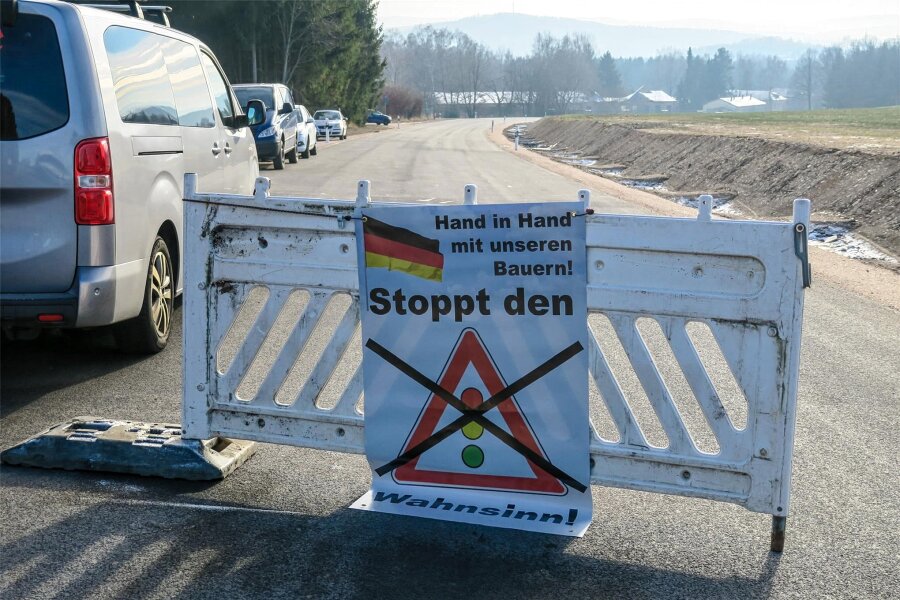 Hier soll im Erzgebirge in dieser Woche protestiert werden - Auch in dieser Woche sind Proteste geplant - teils als Blockade.