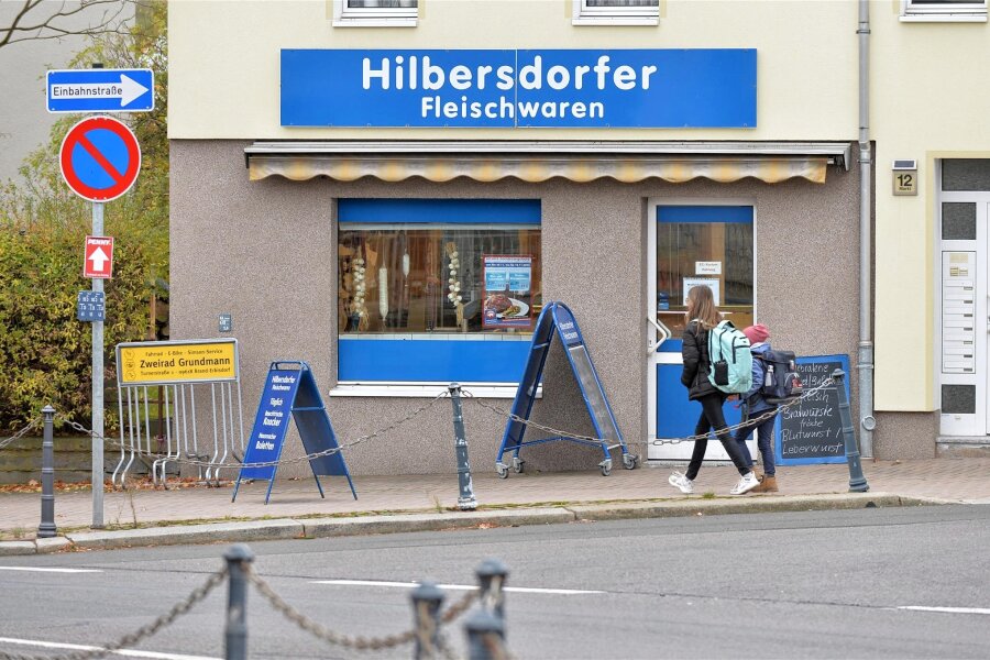 Hilbersdorfer Fleischerei erneut in Schieflage - Die Hilbersdorfer-Filiale am Markt in Brand-Erbisdorf ist – abgesehen von Wursttheken in Einkaufsmärkten – ein Unikat in der Großen Kreisstadt. Der Laden läuft wie die übrigen 13 Geschäfte trotz Insolvenz zunächst weiter.