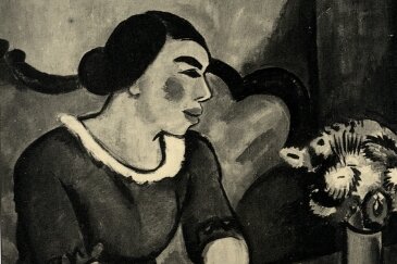 Max Pechsteins "Frau auf dem Sofa" ist eines von zwei Pechstein-Gemälden, die Hildebrand Gurlitt als Museumsdirektor nach Zwickau holte. Im Jahr 1937 wurde das Bild beschlagnahmt und gilt seither als verschollen - nicht auszuschließen, dass es unter den 1500 Werken ist, die 2011 in München entdeckt wurden. 