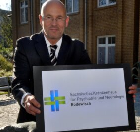 Neues Logo des Sächsischen Krankenhauses für Neurologie und Psychiatrie in Rodewisch