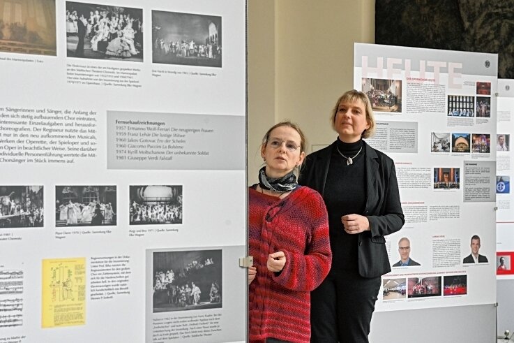 Historie des Opernchors: Kurioses aus dem Archiv - Christiane Barth und Petra Koziel forschen seit Jahren zur Geschichte des Opernchores. Jetzt haben sie eine Ausstellung erarbeitet.