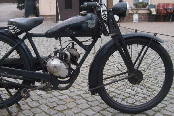 Historisches Motorrad verschwunden - 