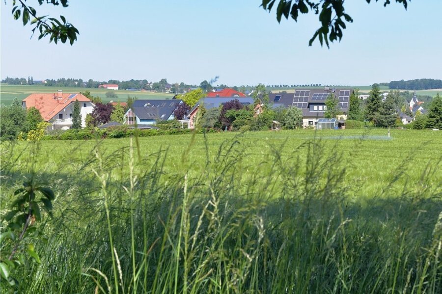 Neben dem Wohngebiet "Am Hasenborn" in Großschirma ist laut dem Entwurf des Flächennutzungsplans in Richtung Freiberg noch ein weiteres Wohngebiet geplant. 