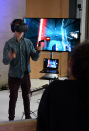 Bei den bisher real veranstalteten Studieninfotagen der Hochschule Mittweida konnten die Besucher auch erleben, wie virtuelle Welten von Computerspielen entwickelt werden. Jetzt veranstaltet die Hochschule erstmals einen komplett virtuellen Studieninfotag.