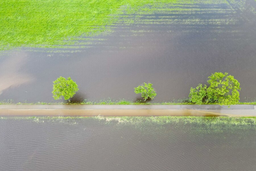 Hochwasser vernichtet die Ernte vieler Höfe - Ganze Wiesen und Felder sind nach den anhaltenden Regenfällen überschwemmt. Das hat auch Folgen für die Landwirtschaft.