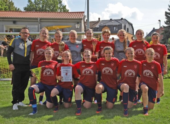 Hofer Team sichert sich in Planitz den Sieg - Die Frauenmannschaft des Regionalligisten 1. FFC Hof wurde ihrer Favoritenrolle beim Turnier des SV Planitz gerecht und nahm den Pokal mit nach Oberfranken. 